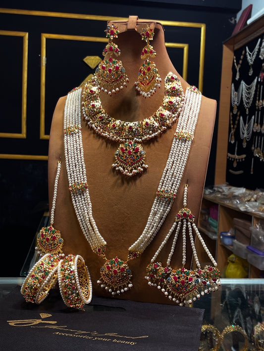 Hyderabadi Bridal Necklace Noratan