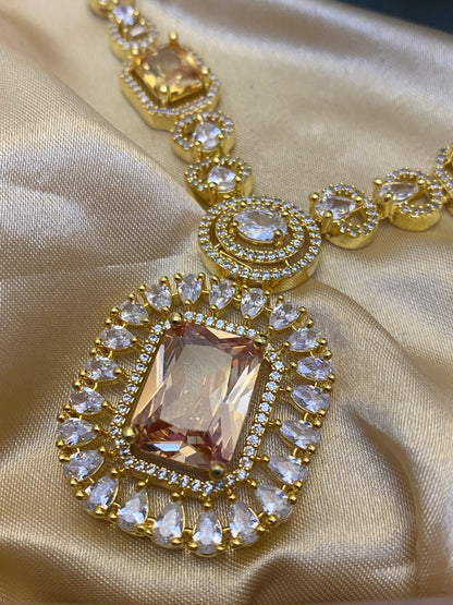 Zircon Necklace Set