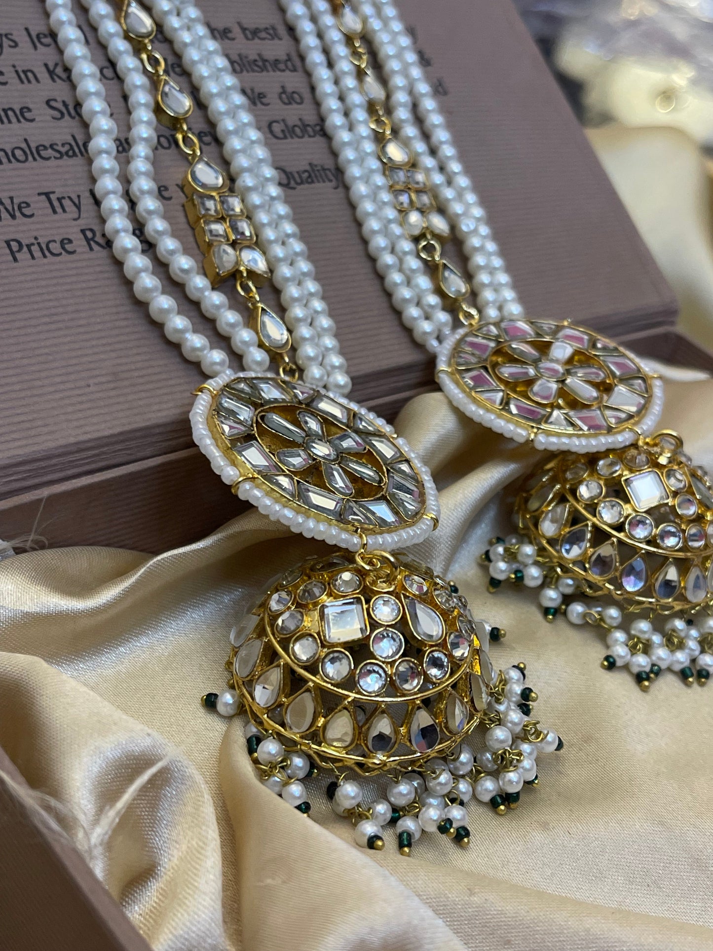 Ayeza Khan Long Jhumka Earrings