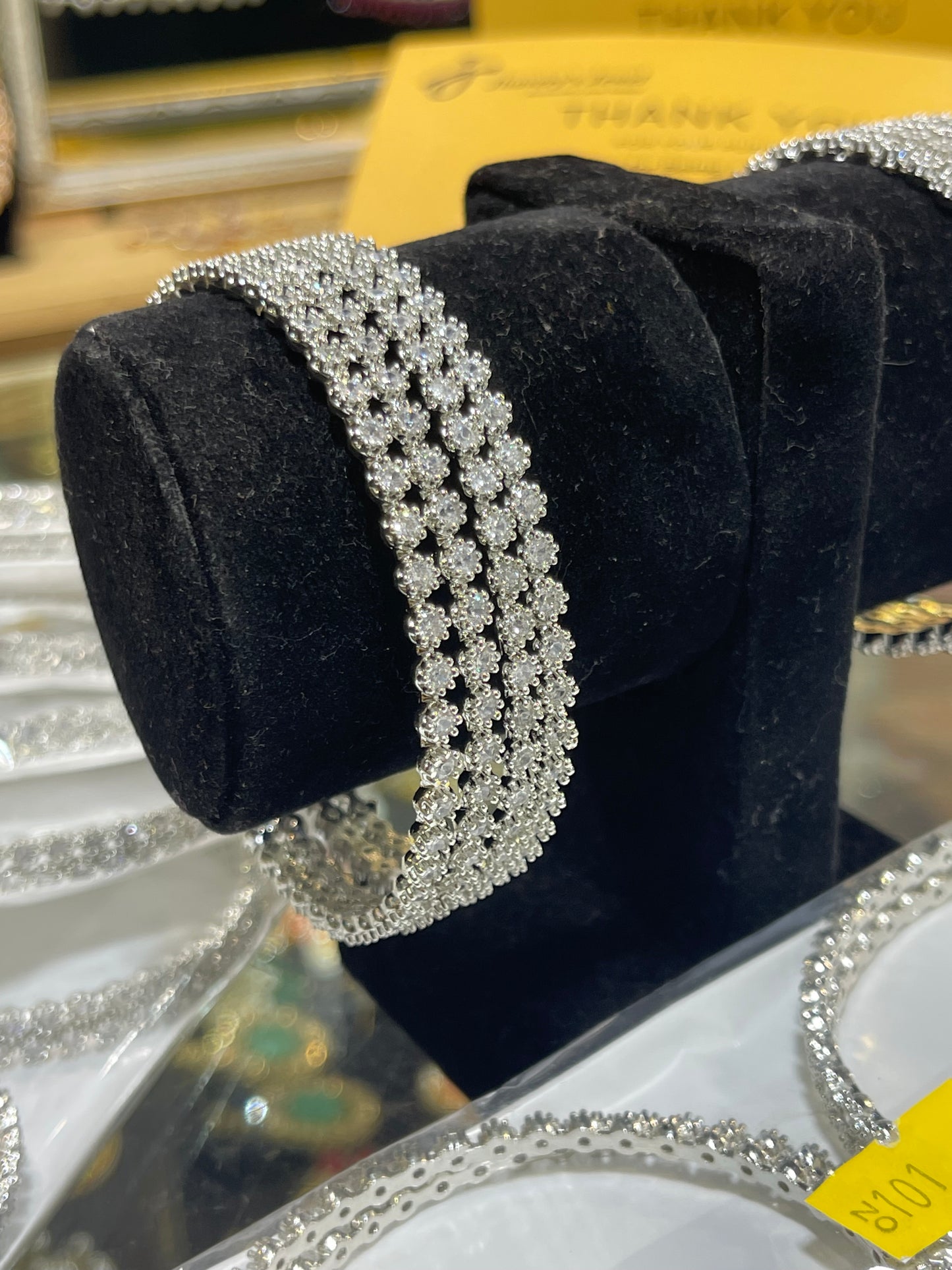 Zircon Ad Bangles 4 pcs Set
