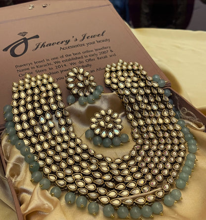 Kundan In Layers 7 Traditional Necklace Set