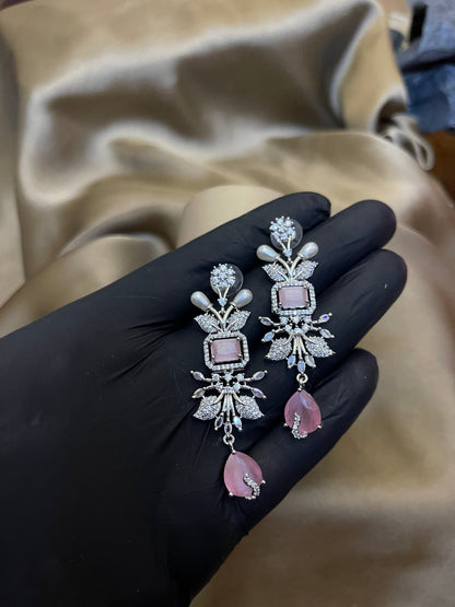 Zircon Ad Earrings