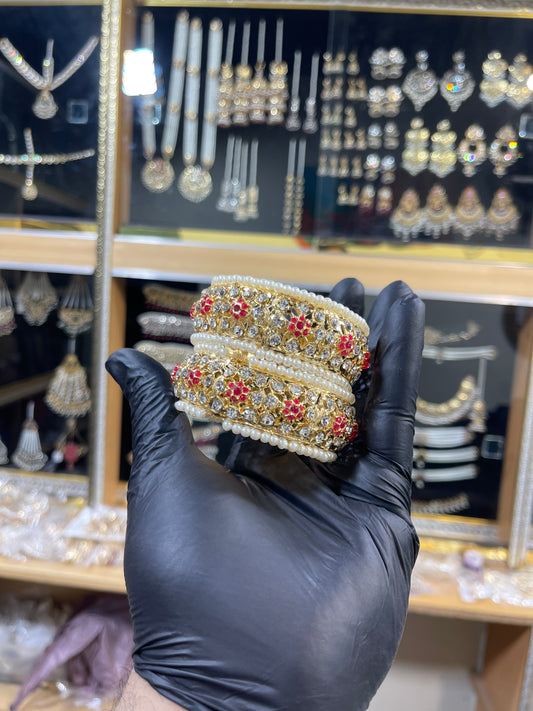 Hyderabadi Gold Plated Pair Of Bangles