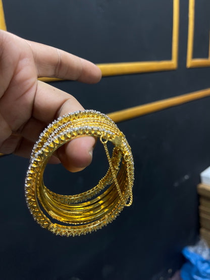 6 Pcs Chori and  bangles  set All Sizes Available 2 - Sawa - Dhai