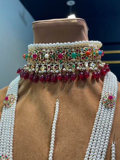 Hyderabadi Stylish Bridal Necklace Set