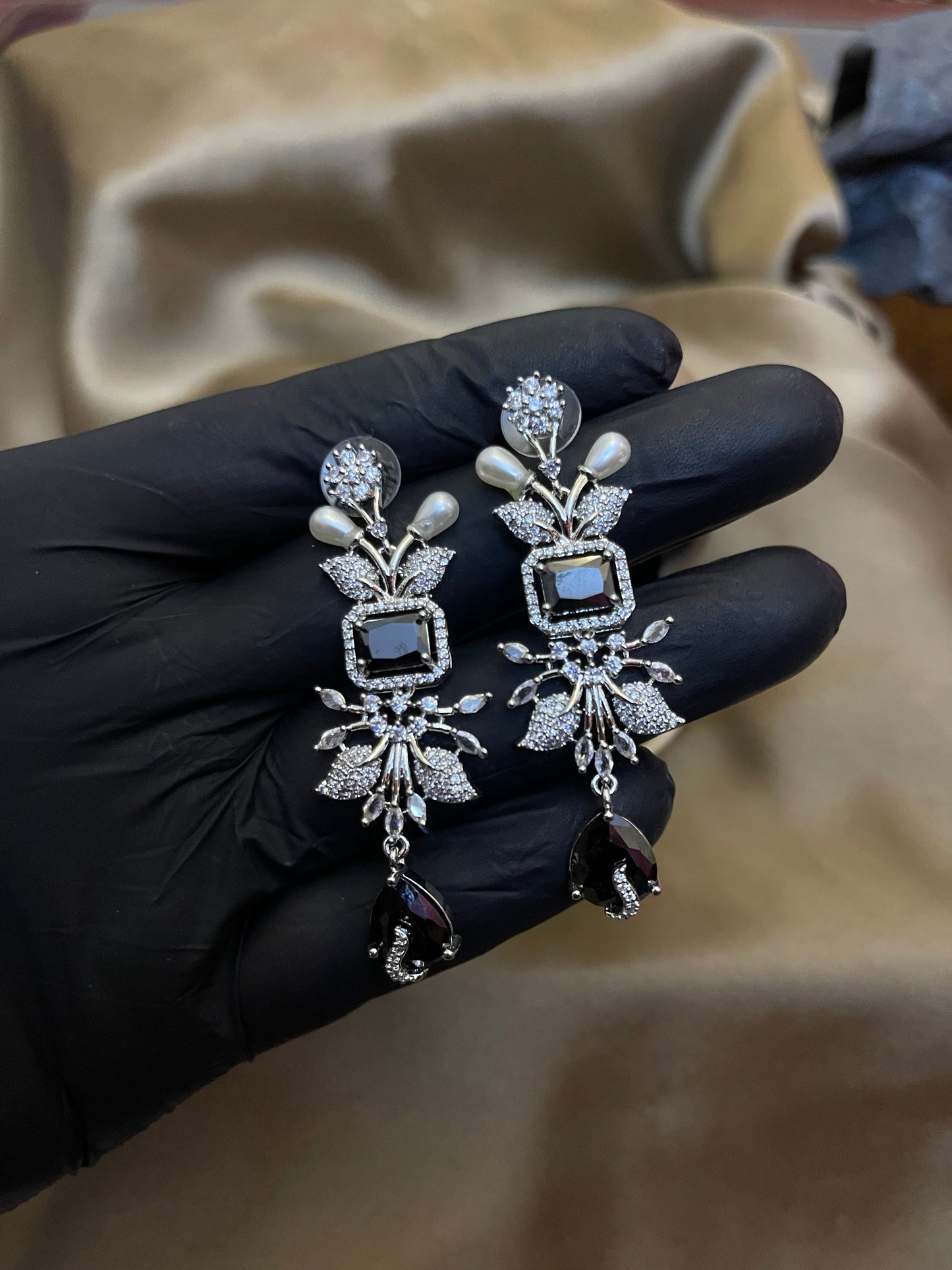 Zircon Ad Earrings