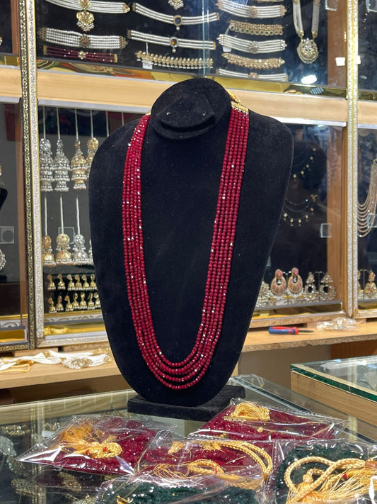 5 Layers Beads Maalas in Pakistan | Elegant Bridal & Traditional Premium Layer Maala | Jhaverys Jewellery