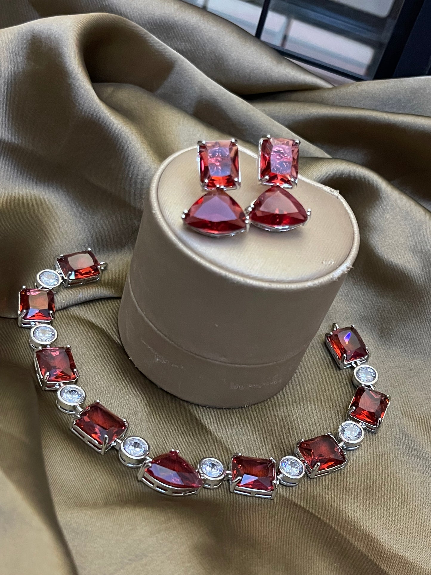 Zircon Ad Pure Necklace Set