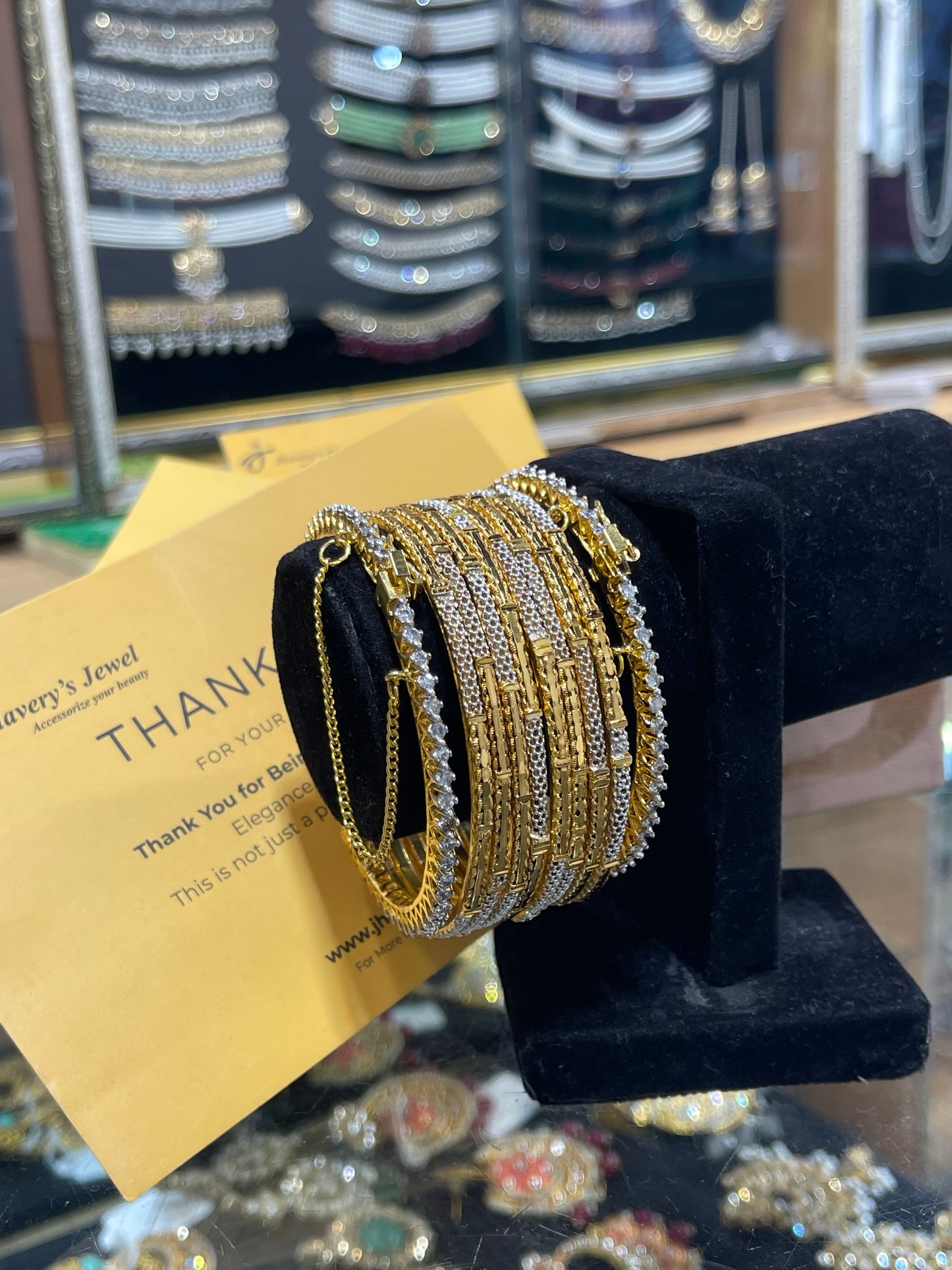 24KT Gold Plated,10 Pcs Bangles Set