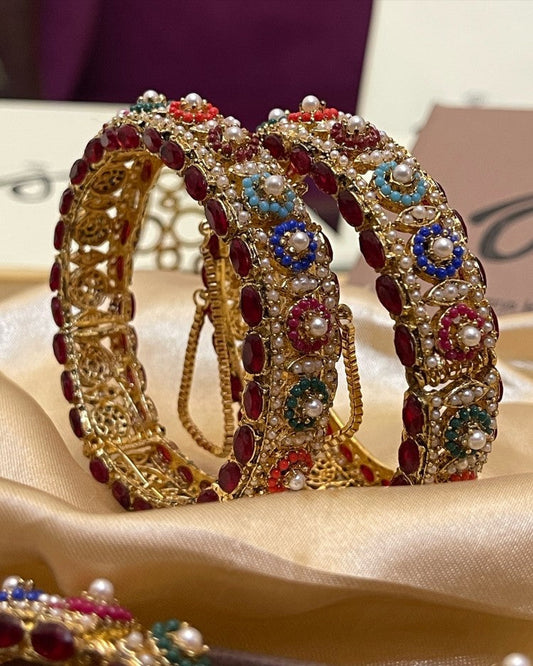 Noratan Stylish Openable pair of bangles