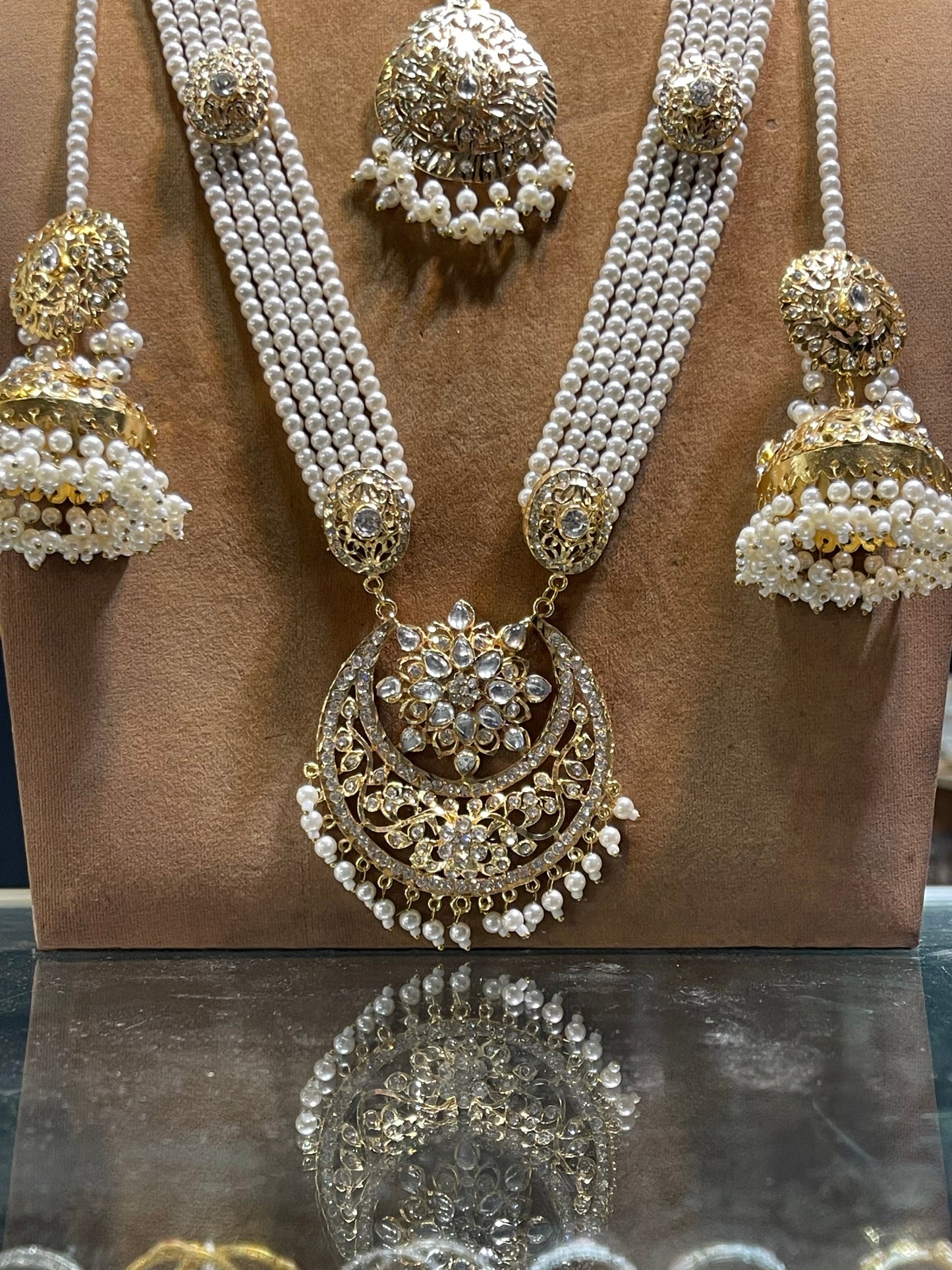 Bridal Jewellery  Hyderabadi 22KT Pure Gold Plated