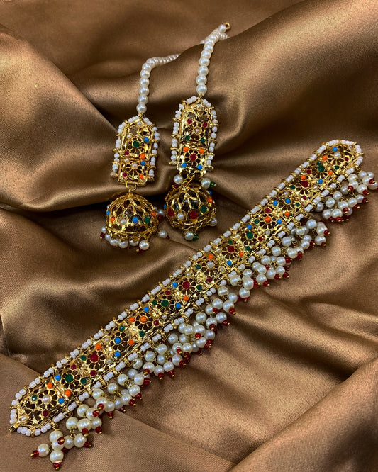 Noratan Hyderabadi Choker Set