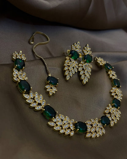 Zircon Necklace Set