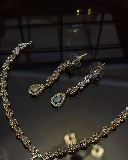 Zircon Necklace Set