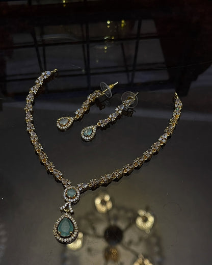 Zircon Necklace Set