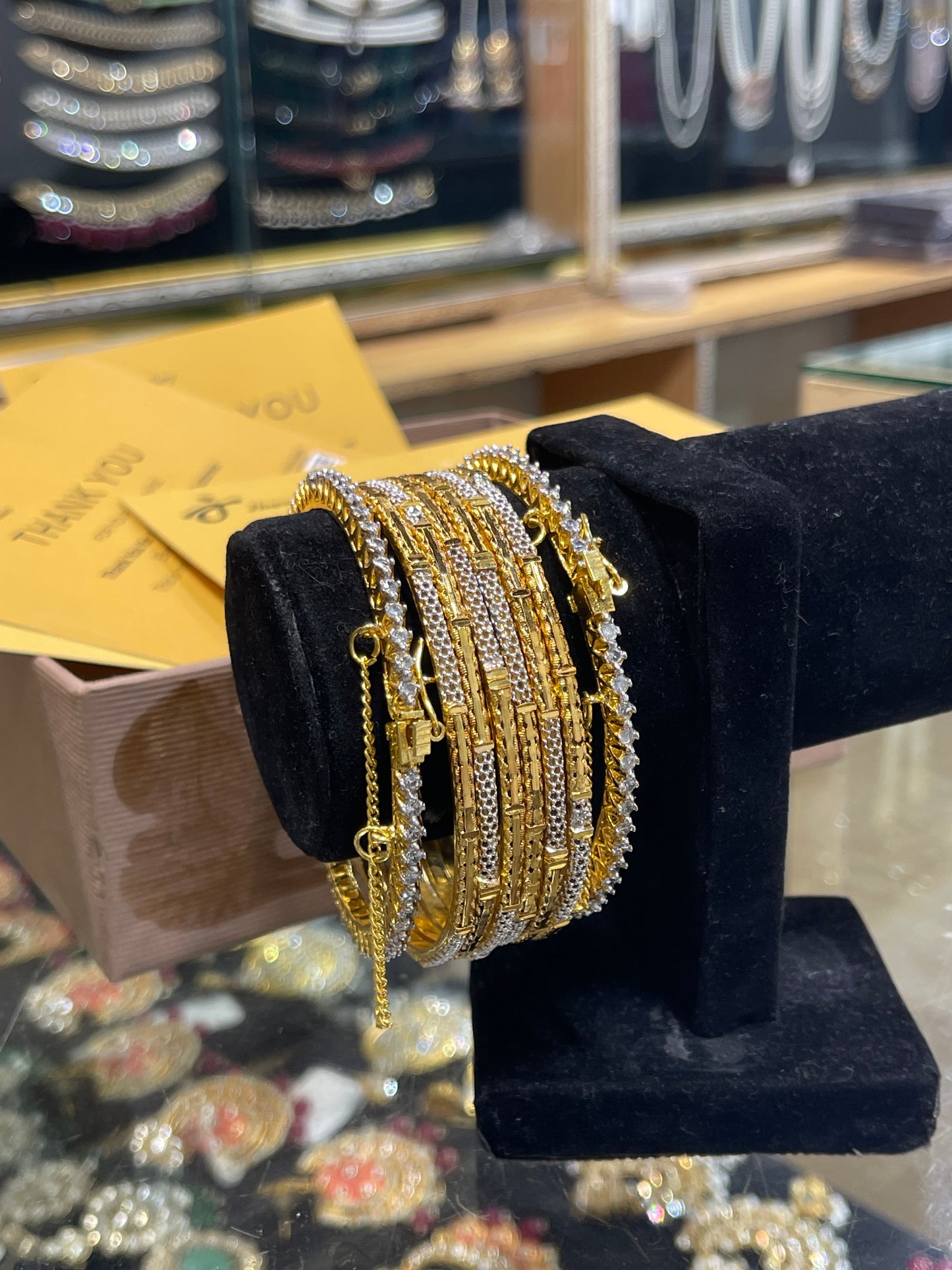 24Karat Gold Plated 8 pcs Bangles Set
