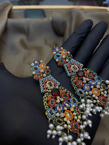Traditional Earrings for Women | Hyderabadi & Ethnic Earrings Online | Jhaverys Jewellery