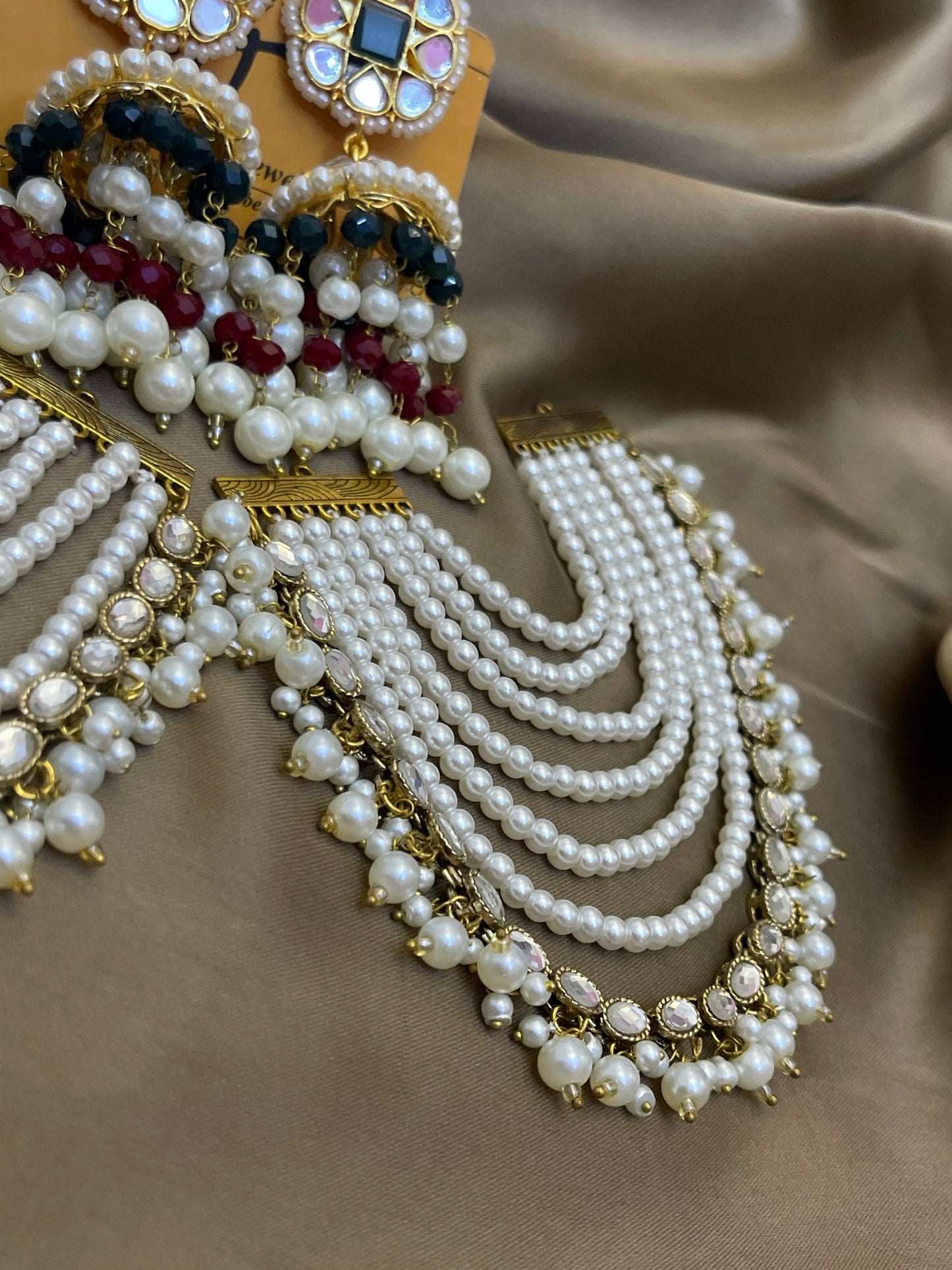 Thappa Kundan Stylish Jhumka Big sahara