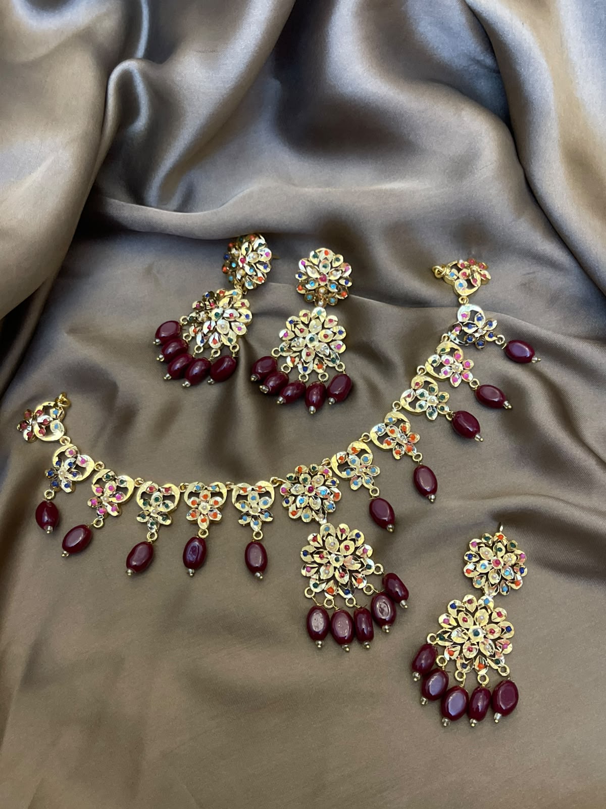 Traditional Multi Necklace  Set