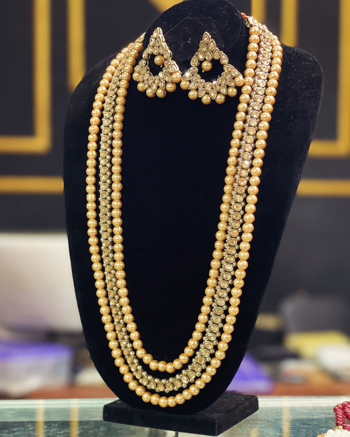 Ranjhna Designer Long Maala Necklace