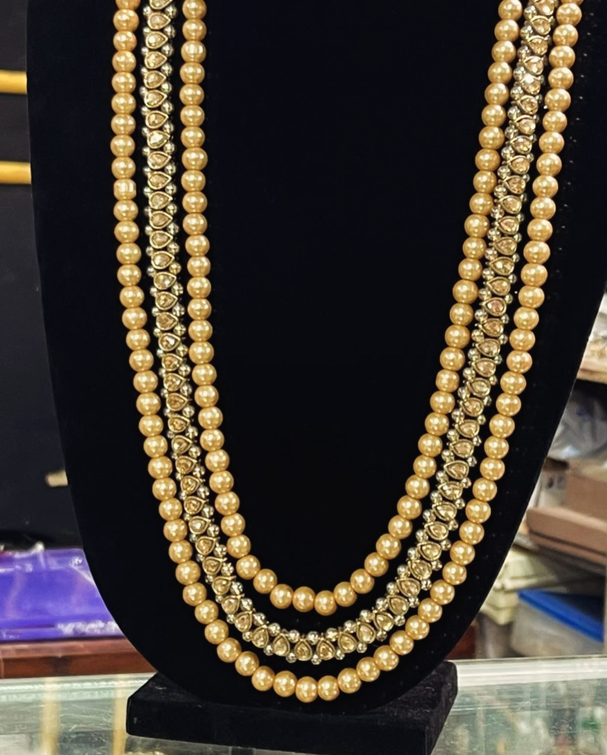Ranjhna Designer Long Maala Necklace