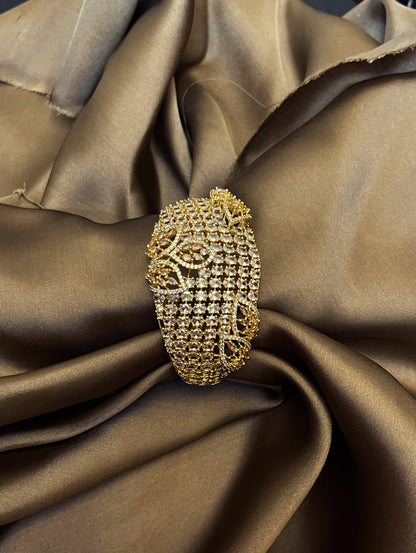 Zircon Ad BRACELETE Gold polish