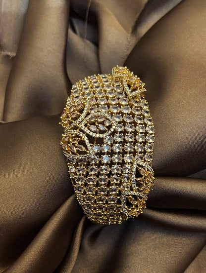 Zircon Ad BRACELETE Gold polish