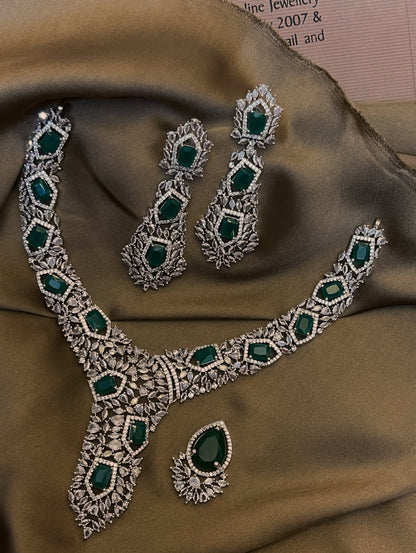 Zircon Ad necklace Set
