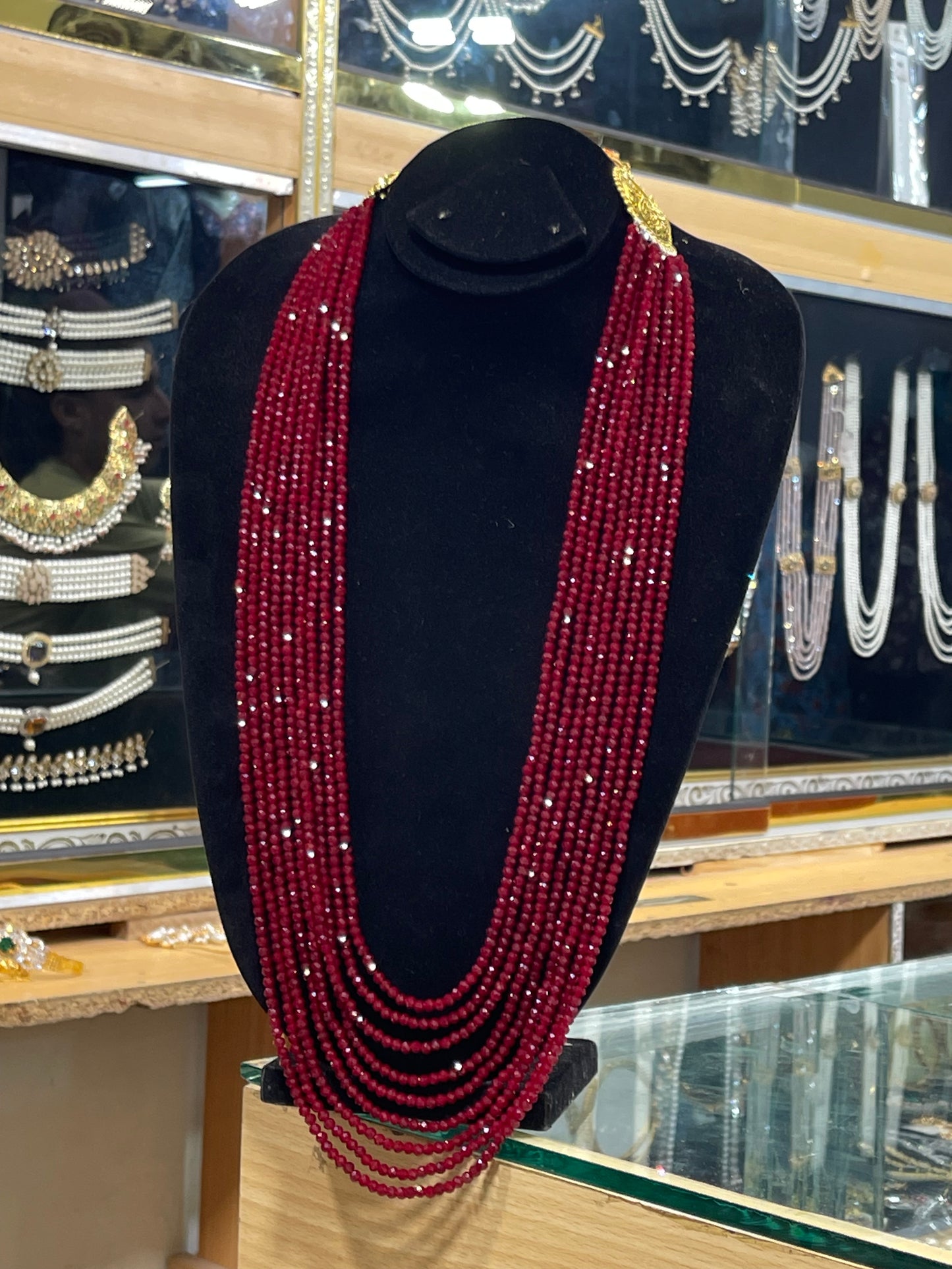 Premium Quality Stylish 9 layers | Elegant Luxury Maala Necklace for Women | Jhaverys Jewellery | Trending jewellery of pakistan
