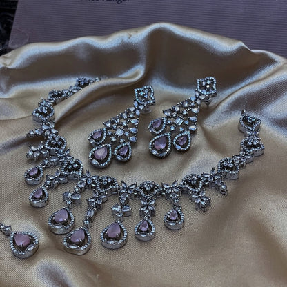 zircon Ad NECKLACE SET