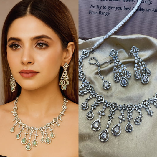 Zircon jarao Necklace Set
