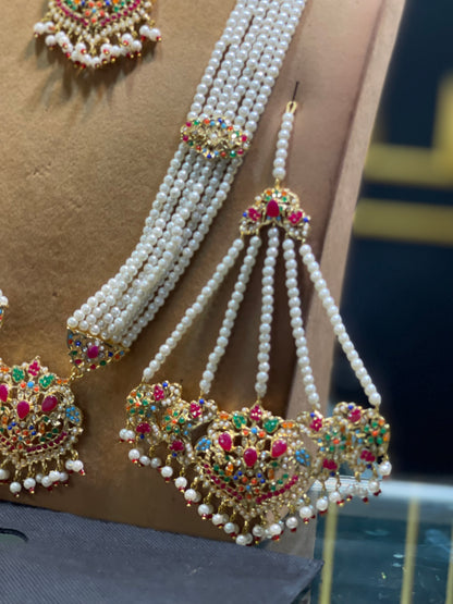 Hyderabadi Bridal Necklace Noratan