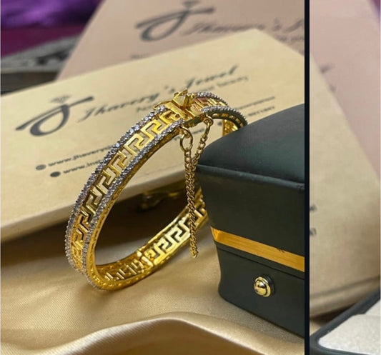 Zircon Necklace Set 22KT Gold Plated