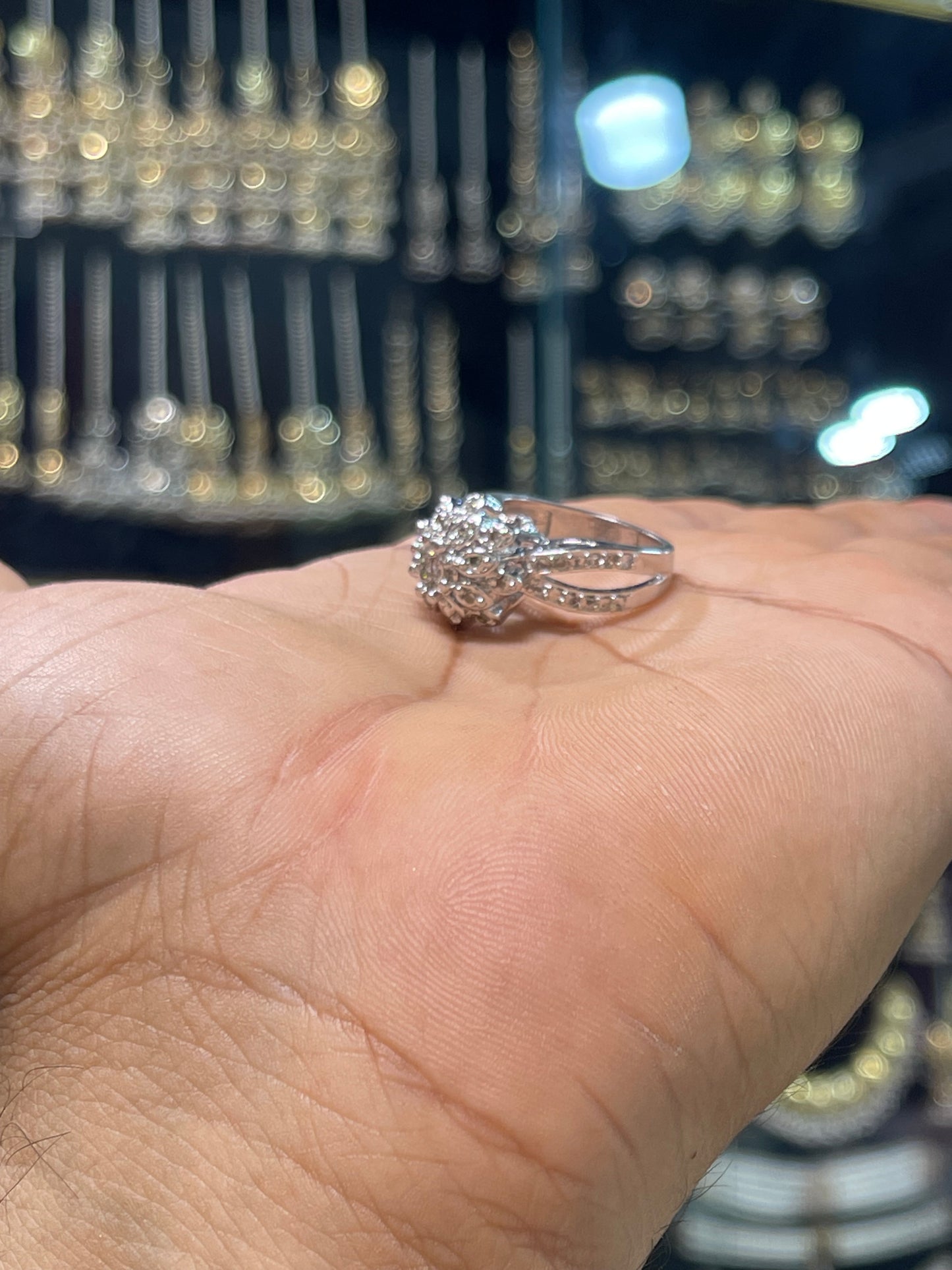 Zircon Jarao Silver Plated Ring