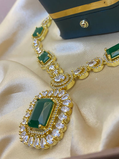Zircon necklace Set