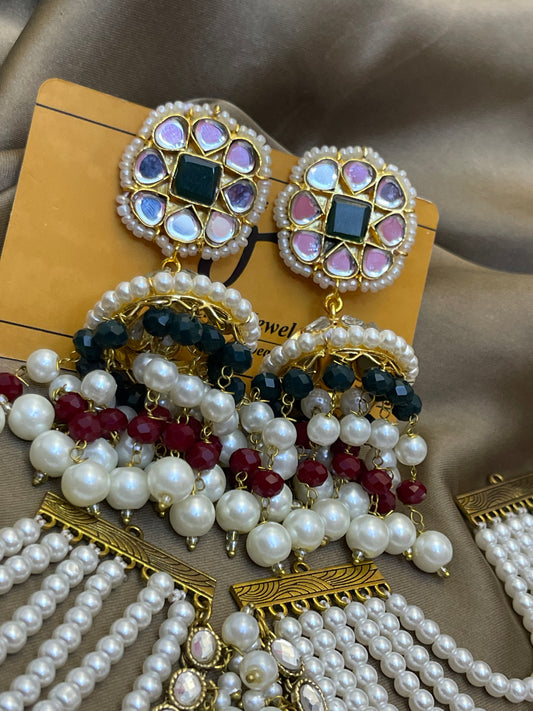 Thappa Kundan Stylish Jhumka Big sahara