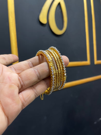 6 Pcs Chori and  bangles  set All Sizes Available 2 - Sawa - Dhai