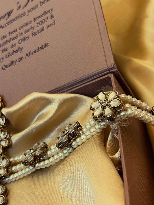 Kundan Stylish wear Long head Peice head patti Sheesh patti