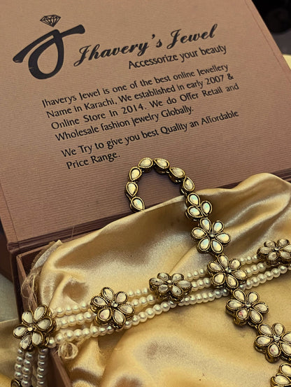 Kundan Stylish wear Long head Peice head patti Sheesh patti