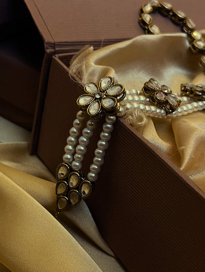 Kundan Stylish wear Long head Peice head patti Sheesh patti