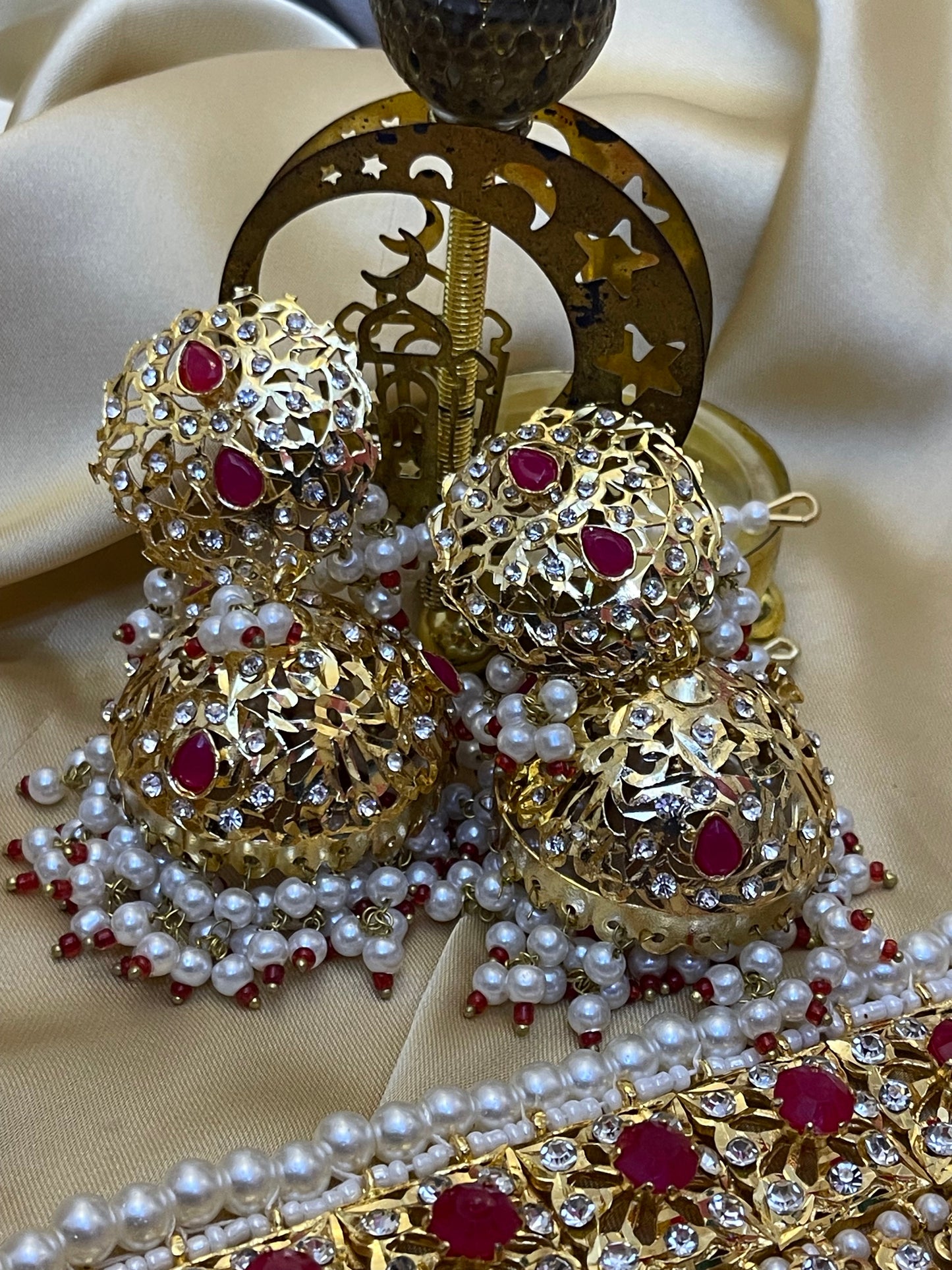 Hyderabadi Ruby Bridal set