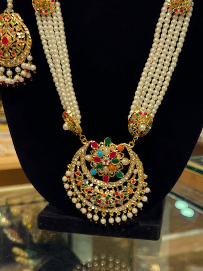 hyderabadi stylish Mala Jhumke Tikka