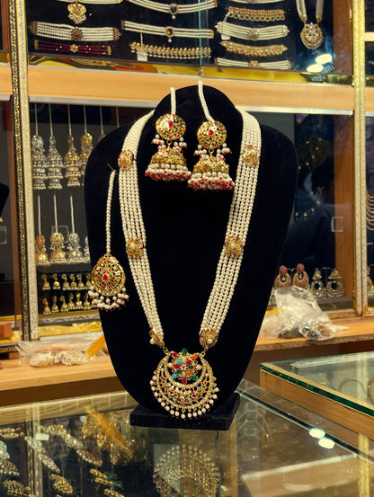 hyderabadi stylish Mala Jhumke Tikka