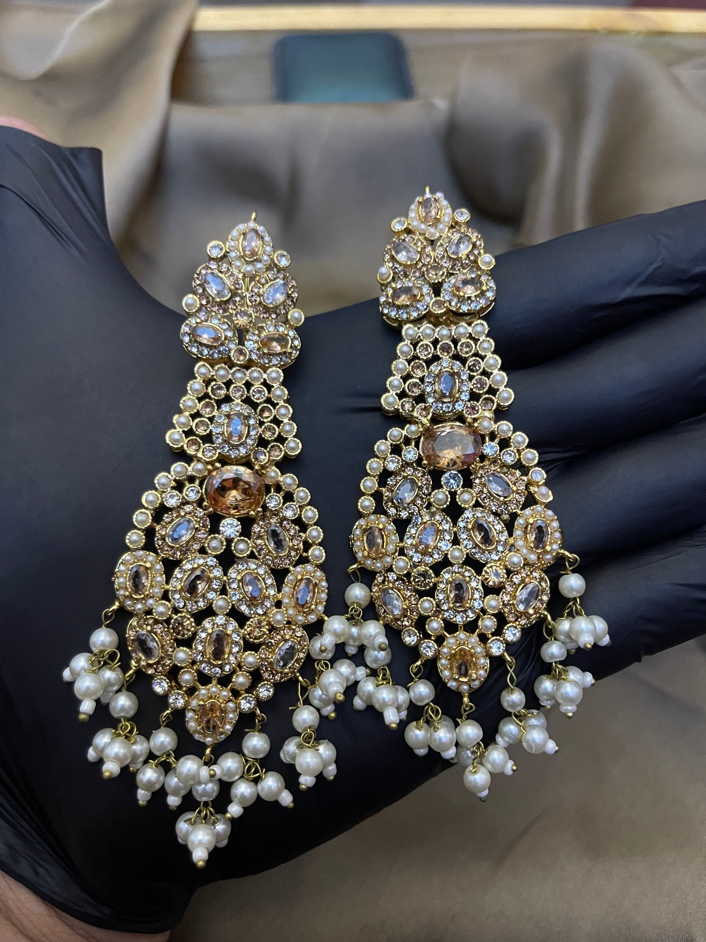 Traditional Earrings for Women | Hyderabadi & Ethnic Earrings Online | Jhaverys Jewellery
