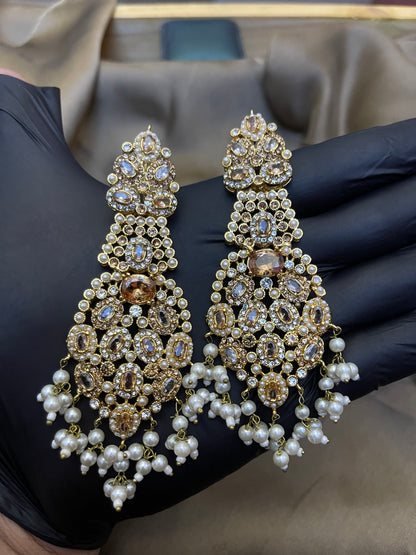 Traditional Earrings for Women | Hyderabadi & Ethnic Earrings Online | Jhaverys Jewellery