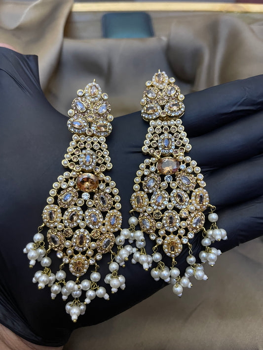 Traditional Earrings for Women | Hyderabadi & Ethnic Earrings Online | Jhaverys Jewellery