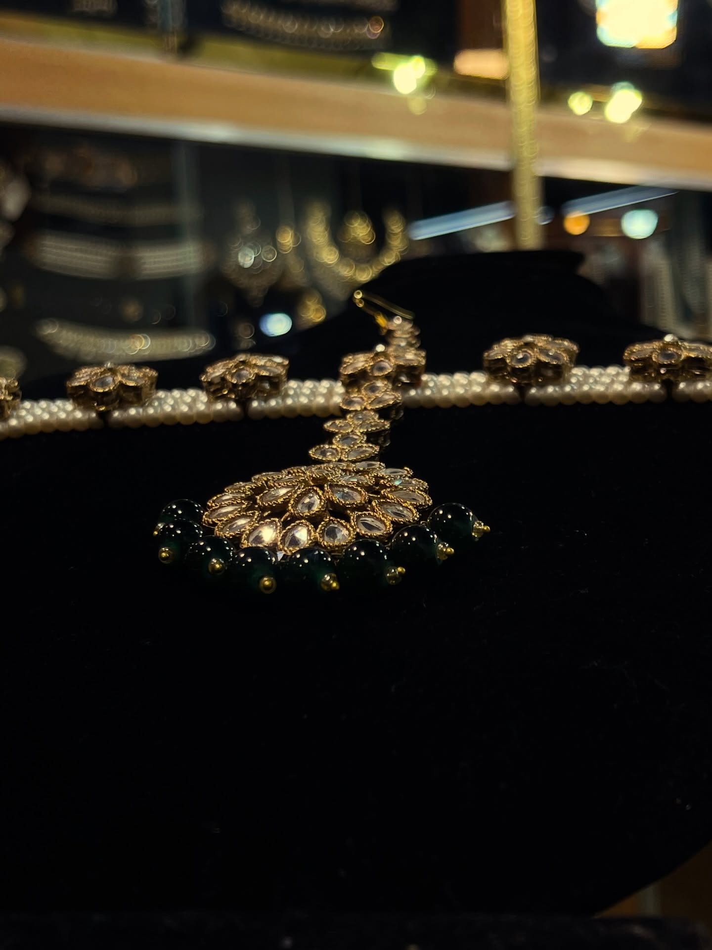 Kundan Stylish wear Long head Piece head Patti Sheesh patti
