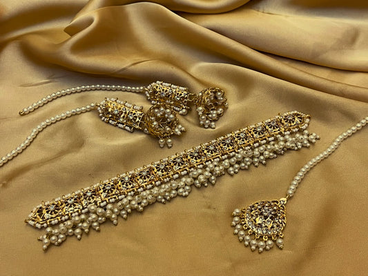 Hyderabadi Designer wear choker Set