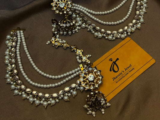 Special Sahara Kundan jhumka  earrings