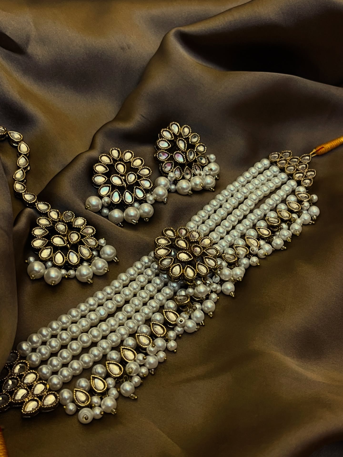 Kundan stylish wear choker Set Ranjhna Look